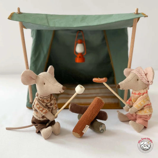 Mouse Happy Camper Tent- Maileg