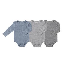 Tellico triple pack onesies- stripe
