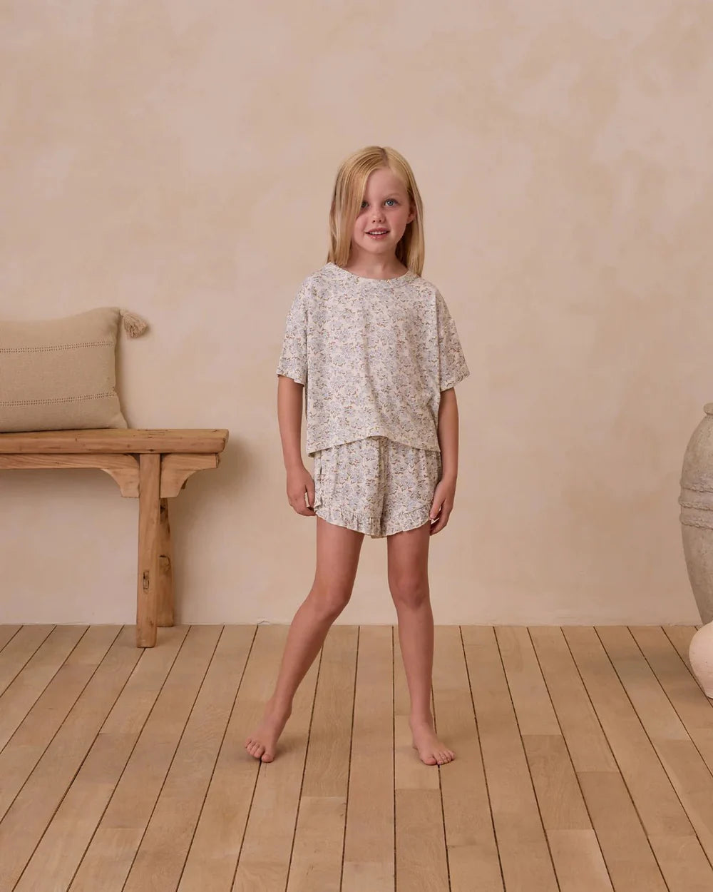 Mosie Set || Blue Ditsy by Rylee + Cru