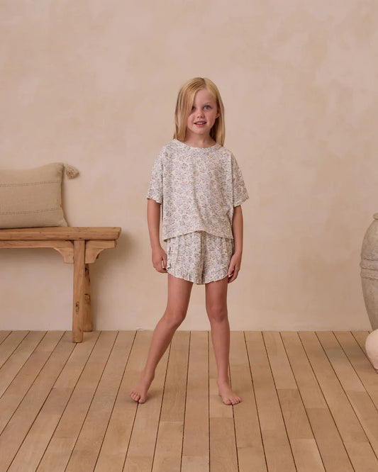 Mosie Set || Blue Ditsy by Rylee + Cru
