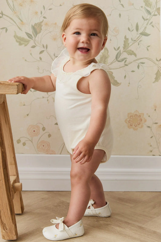 Adalyn Playsuit - Parchment