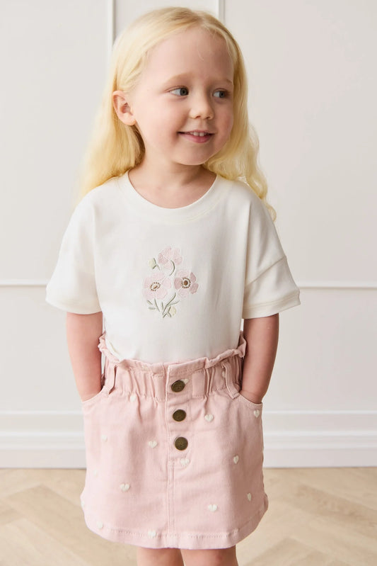 Briella Skirt - Petite Heart Peach- Jamie Kay