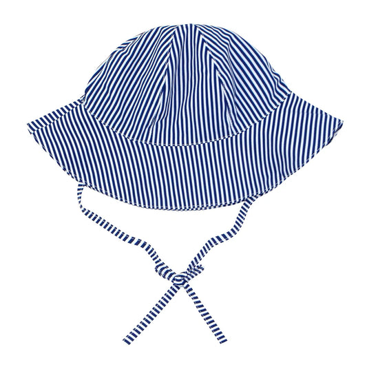 navy stripe sun hat