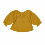Ruffle Blouse- Sunflower