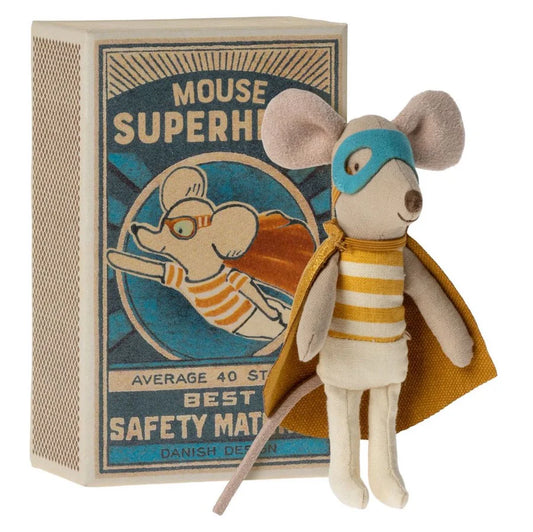 Super Hero Mouse Little Brother- Maileg