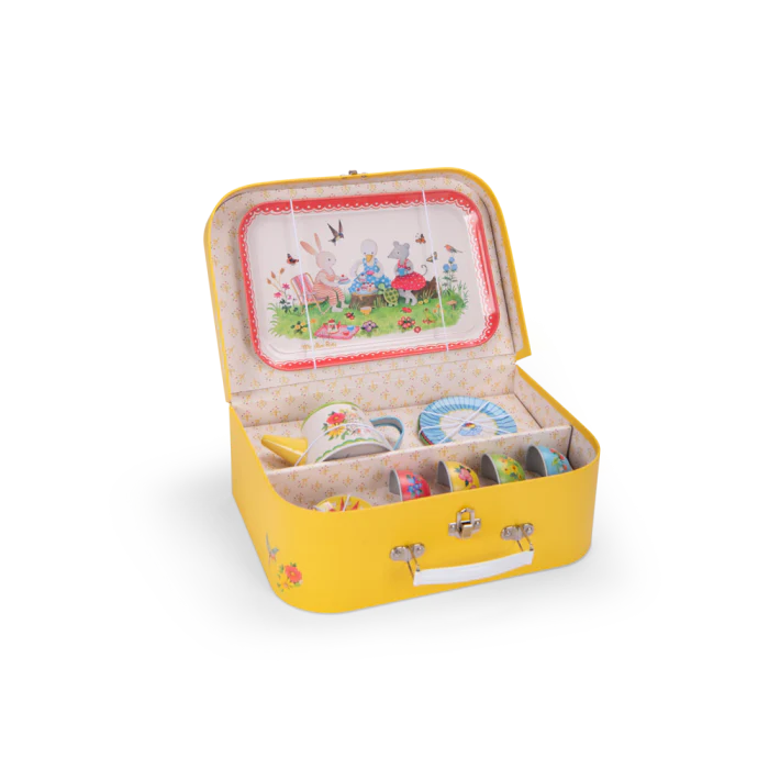 Metal tea set - The Big Family