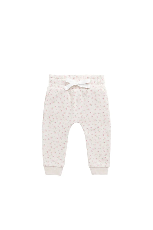 Organic Cotton Lilith Track Pant - Victoria Blush