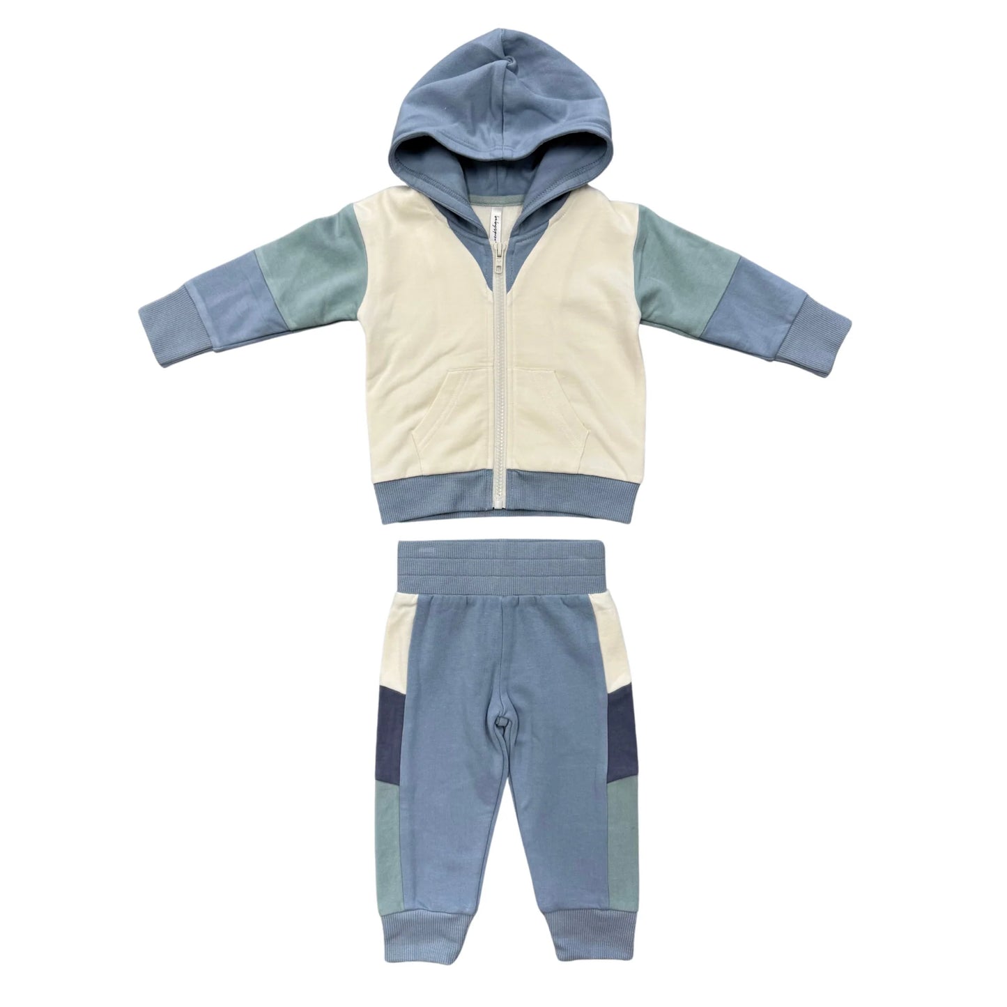 Long Sleeve Track Set Dusty Blue