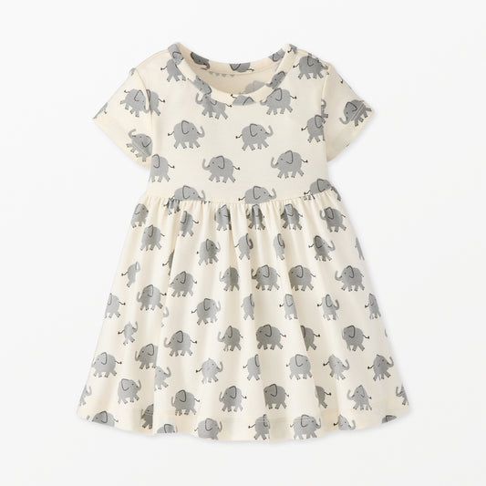 Playtime Dress in Happy Elephant