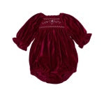 Velvet Smock Romper