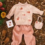 Strawberry Fields Sweater- Pink